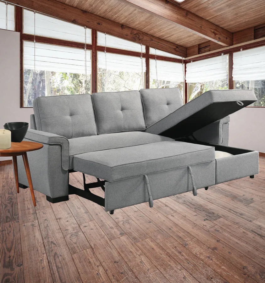 Alena Sectional Chaise & Sleeper